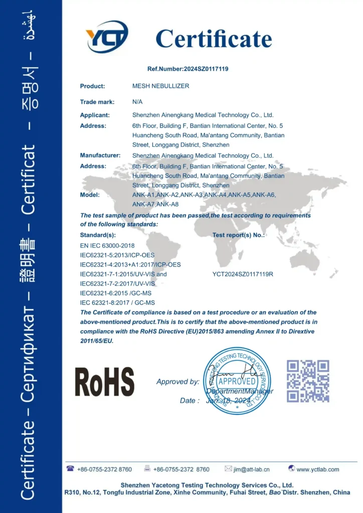雾化器ANK-A7-ROHS证书(1)